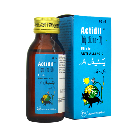 Actidil Elixir 60ml 1's – Medical Bazar