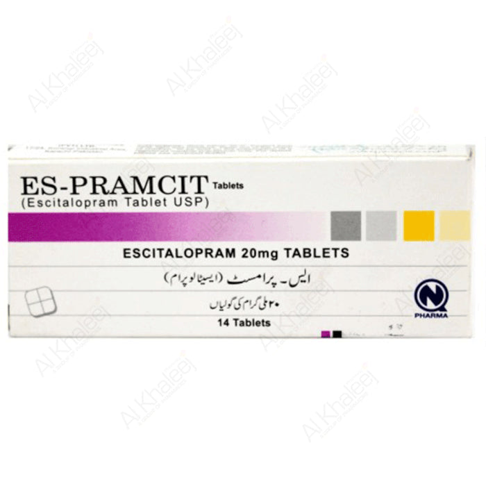 Es-Pramcit Tablets 20mg 14's – Medical Bazar
