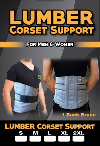 Lumbar support corset top