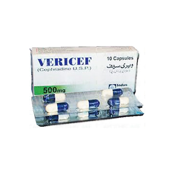 Vericef Capsules 500mg 2X5's – Medical Bazar