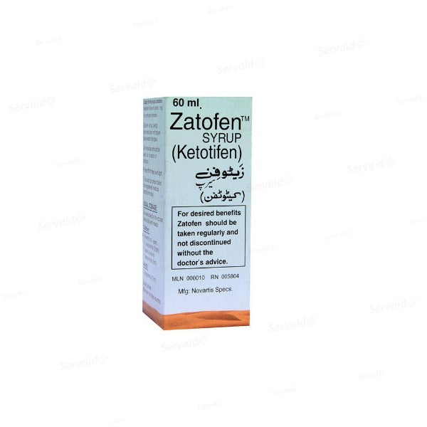 Zatofen 60ml Syrup 1's Medical Bazar